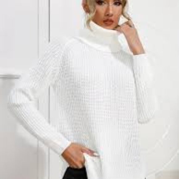 Urban Heritage Cream Cowl Neck Sweater - Picture 1 of 2